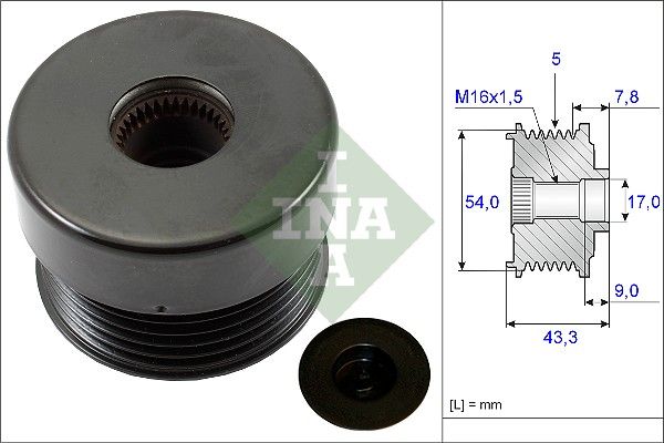 WILMINK GROUP Механизм свободного хода генератора WG1253746